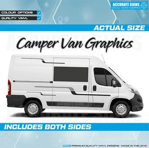 Aufkleber für Wohnmobil Streifen Set Camper Van Streifen Grafik Kit 6 - Bild 1 von 4