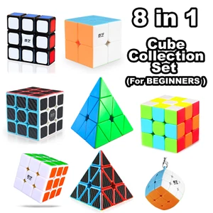Classic Puzzle Magic Cube Carbon Kids Adult Fun Toy Fidget Stress Mind Game Toy - Picture 1 of 17
