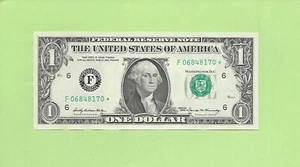 1969* ..UNCIRC $1 F 0684 8170 * .... 1969 $1 F-* STAR NOTE FRN - Picture 1 of 2