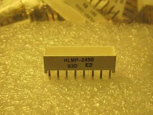 HLMP-2450 Led Bars And arrays (Yellow color) AVAGO Tech. 1pcs - Imagen 1 de 2