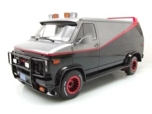Greenlight 12101 GMC Vandura 1983 A-Team Van grey-black 1:12 Modellauto limitier - Picture 1 of 9