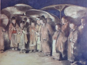 Japan A STREET SCENE IN KIOTO Original 1901 Colour Print by Mortimer Menpes - Picture 1 of 2