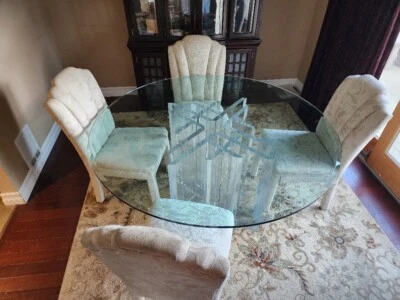 Jefferey Bigelow Signed Pagoda Lucite Table - Image 1 of 4