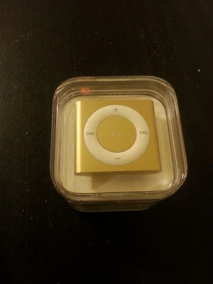Apple iPod Shuffle 4th Generation Gold, 2GB, MKM92LL/A (Worldwide Shipping) - Image 1 of 3