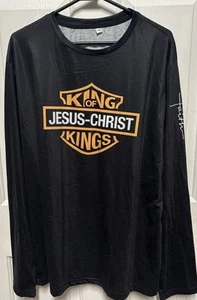 Religious Shirt Jesus Christ King Of Kings Cruxified 100% Cotton 2xl - Picture 1 of 4