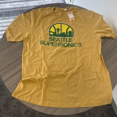 Seattle SuperSonics NBA Adidas Hombres Grande L Camisa Nueva Con Etiquetas Verde Baloncesto Adulto Foto 1 de 2
