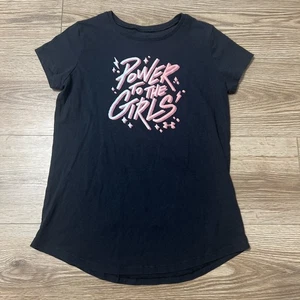 Under Armour Youth Girl’s Black Pink Power To The Girls Top Size Large (A35) - Picture 1 of 8