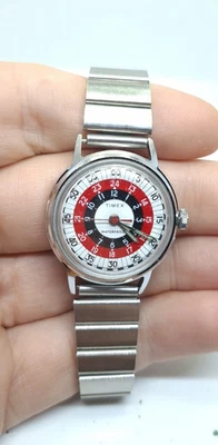 TIMEX SPRITE TODD SNYDER ROULETTE 30 MM OROLOGIO UNISEX VINTAGE WATCH MONTRE UHR - Immagine 1 di 4