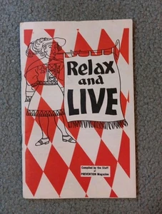 Relax and Live PREVENTION Mental Health Guide Stress Vintage 1968 Paperback  - Bild 1 von 5