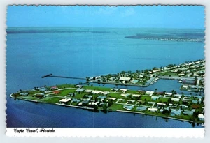 Postal de colección 4x6 HMT-3 Cape Coral Florida vista aérea - Imagen 1 de 2