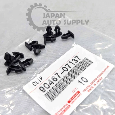 OEM GENUINE LEXUS IS250 IS350 RADIATOR GRILLE PROTECTOR CLIPS 10 X 90467-07137 - Image 1 of 3