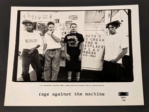 Rage Against The Machine 1990s Epic Publicity Promotional Press 8x10 Band Photo - Picture 1 of 8