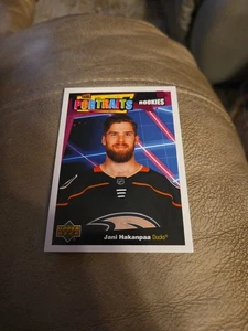 2020-21 Upper Deck UD Portraits Rookies #P-100 Jani Hakanpaa Anaheim Ducks RC - Picture 1 of 2