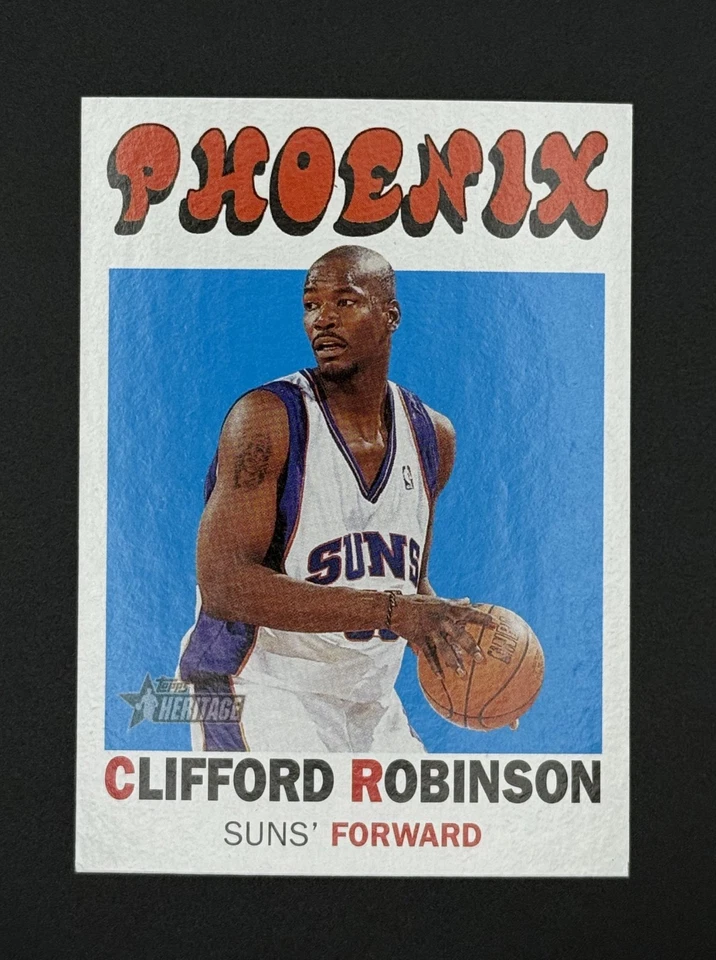 2000-01 Topps Heritage CLIFF ROBINSON #82 Phoenix Suns - Image 1 of 1