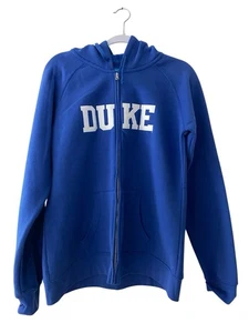 Champion Duke Womens Blue Zip Up Hoodie Sweatshirt Sweater Future Friendly XL - Picture 1 of 8