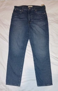 NWT Madewell The Perfect Vintage Jeans Womens Dark Blue Denim Pants Size 30 - Picture 1 of 12