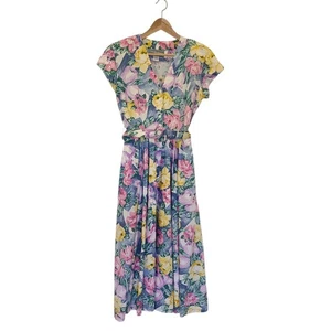 Vestido midi de algodón Carol Anderson mediano de colección años 80 jardín fiesta cabaña romántico - Imagen 1 de 8