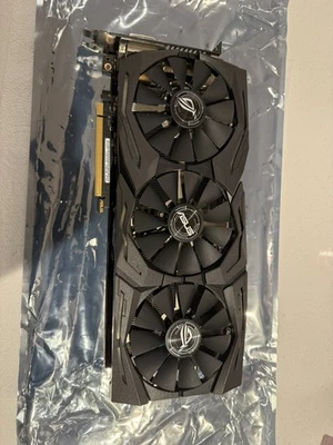 ASUS ROG STRIX GTX 1070 Ti 8GB Gaming Advanced Graphics Card #G09W - Image 1 of 4