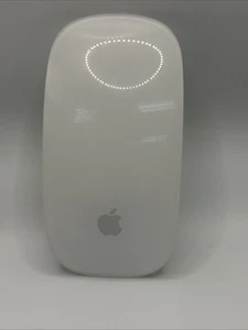 Apple Wireless Magic Mouse (A1296) Gen 1 White *TESTED* w/ Battery Door - Picture 1 of 4