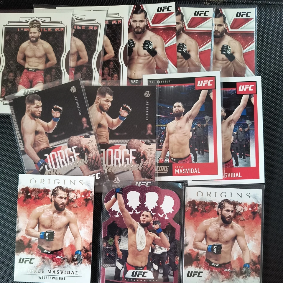 13 UFC Card LOT Jorge Masvidal UFC - Image 1 of 4
