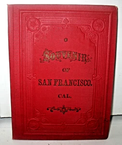 1887 Souvenirs of San Francisco Cal. Accordion 20pg Fold-out Book C P Henninger - Picture 1 of 23