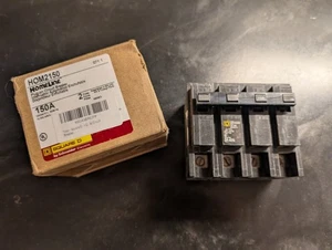 Neu Leitungsschutzschalter Square D Homeline HOM2150 2-polig 150 Ampere steckbar - Bild 1 von 3