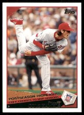 2009 Topps Cole Hamels #299 Philadelphia Phillies