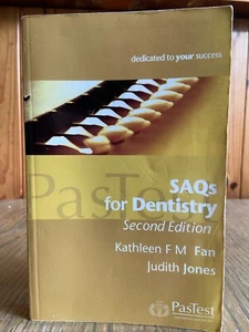 SAQs for Dentistry by Kathleen F. M. Fan, Judith Jones (Paperback, 2012) - Picture 1 of 7