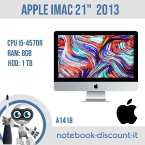 APPLE iMac 21" Late 2013 A1418 CPU i5-4570R 8gb Ram HDD 1TB Catalina Grade A- - Bild 1 von 7