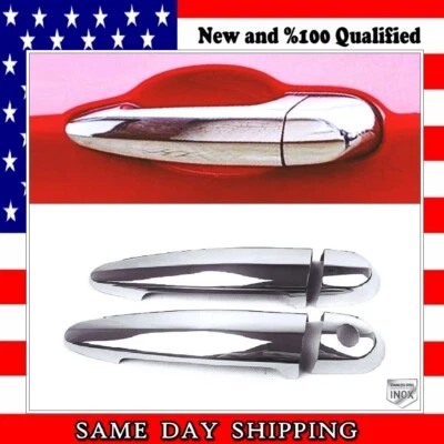 Cubierta de manija de puerta cromada inoxidable 2 puertas para BMW 325Ci 330Ci M3 2006 a 2013 Foto 1 de 4