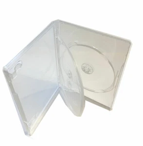 Estuche de almacenamiento de repuesto de DVD transparente MegaDisc 1 soporte 3 discos con una caja de bandeja con solapas - Imagen 1 de 3