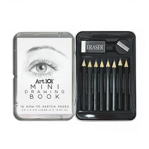 Art 101 Creative Tools SKETCH Kit da viaggio con custodia in latta - NUOVO SIGILLATO! - Foto 1 di 6
