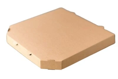 WEPACK VERSANDBOX PIZZAKARTON PIZZASCHACHTEL 320X320X40 mm INNENMASS BRAUN NEU STABIL