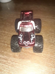 HOT WHEELS MONSTER JAM 1/64 CHROME RED EL TORO LOCO METAL BASE 2000 TO 2003 - Bild 1 von 12