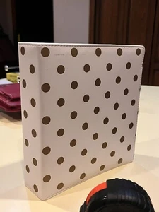 Heidi Swapp Memory Planner Kit Gold Polka Dots Monthly Weekly Undated Calendar - Picture 1 of 17