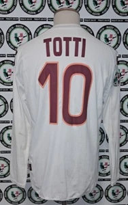 UNWASHED TOTTI 2007-2008 MATCH WORN ROMA INDOSSATA SHIRT MAGLIA CALCIO FOOTBALL - Foto 1 di 20