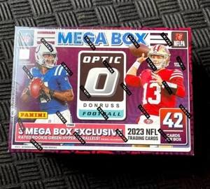 2023 Panini Donruss Optic NFL Mega Box (Green Hyper Prizms) Brand New/Sealed - Picture 1 of 2