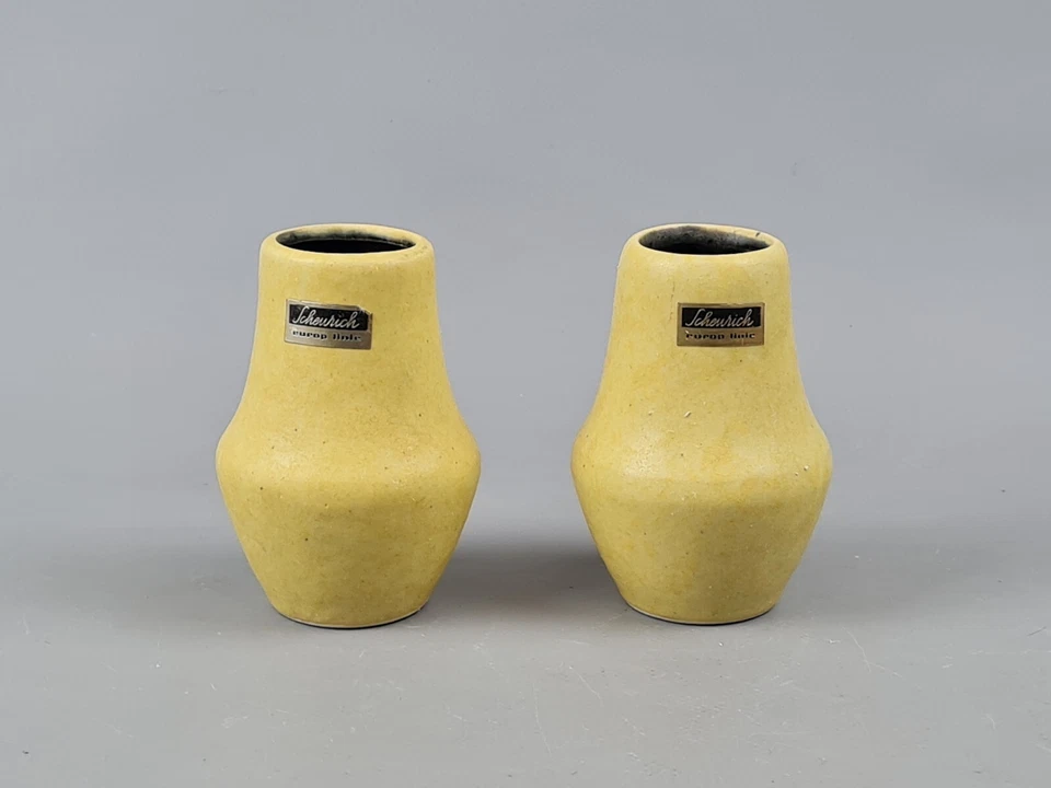 60s70s 2er Set Mini-Vase Blumenvase Scheuerlich Keramik Mid Century Design... - Bild 1 von 4