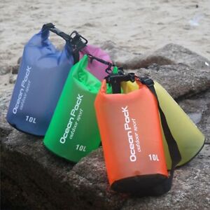 Drybag Tasche Seesack Packsack Wasserdicht Strandtasche 2L 5L10L Rollbeutel Neu
