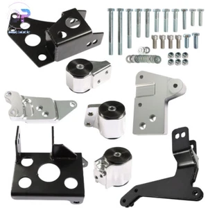 LABLT Engine Mount Bracket Kit For 1996-2000 Integra K-Swap EK Chassis K20 K24 - Picture 1 of 12