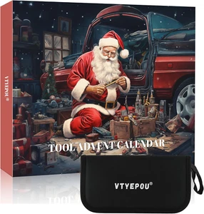 Tool Advent Calendar for Adult Men - Mechanics Tools Set Advent Calendar for 24 - Picture 1 of 7