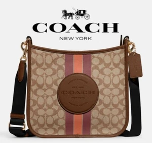Coach Dempsey Aktentasche aus charakteristischem Jacquard mit Streifen und Coach-Aufnäher - Bild 1 von 5
