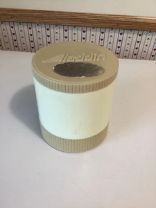 Aladdin Insulated Soup Thermo Jar Canister Model #7000 tan & cream Vintage - Picture 1 of 6