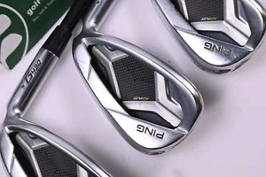 Ping G430 Irons / 7-PW+45° / Green Dot / Regular Flex Ping Alta CB Black AWT - Picture 1 of 7