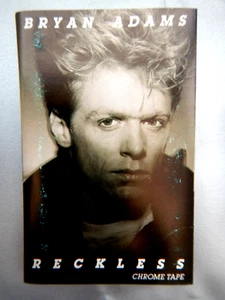 BRYAN ADAMS - RECKLESS - CASSETTE - Picture 1 of 6