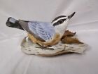Lenox   " Red-Breasted Nuthatch "   Porcelain  Bird Figurine   --   Beautiful