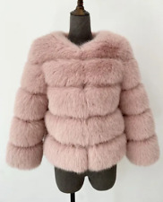 S-5XL Lang Ärmel Kunstpelz Mantel Dick Mode Oberbekleidung Winterjacke für Damen