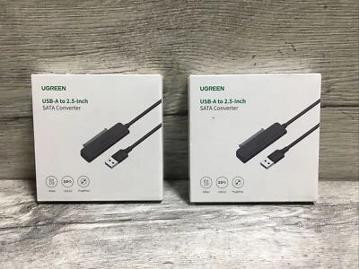 Convertidor UGreen USB-A a Sata de 2,5 pulgadas #N4-11 Foto 1 de 3