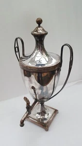 Georgischer Silberteller Warmwasser / Urne / Spender - Bild 1 von 15