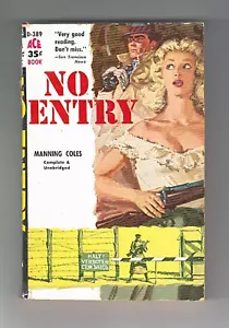 NO ENTRY (Manning Coles/1st US pb/Tommy Hambledon/East Germany) - Picture 1 of 3